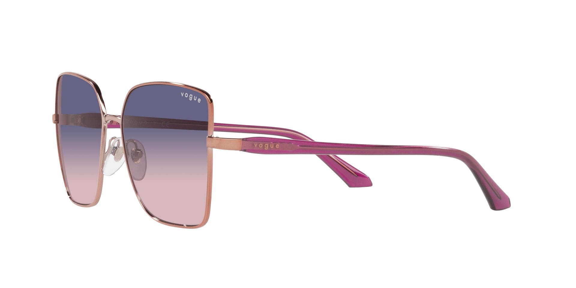 Vogue 0VO4199S Sunglass Pink Female Full Metal Sunglass — Pink frame — view 3