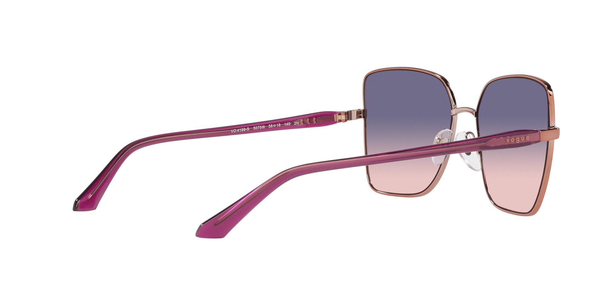 Vogue 0VO4199S Sunglass Pink Female Full Metal Sunglass — Pink frame — view 9