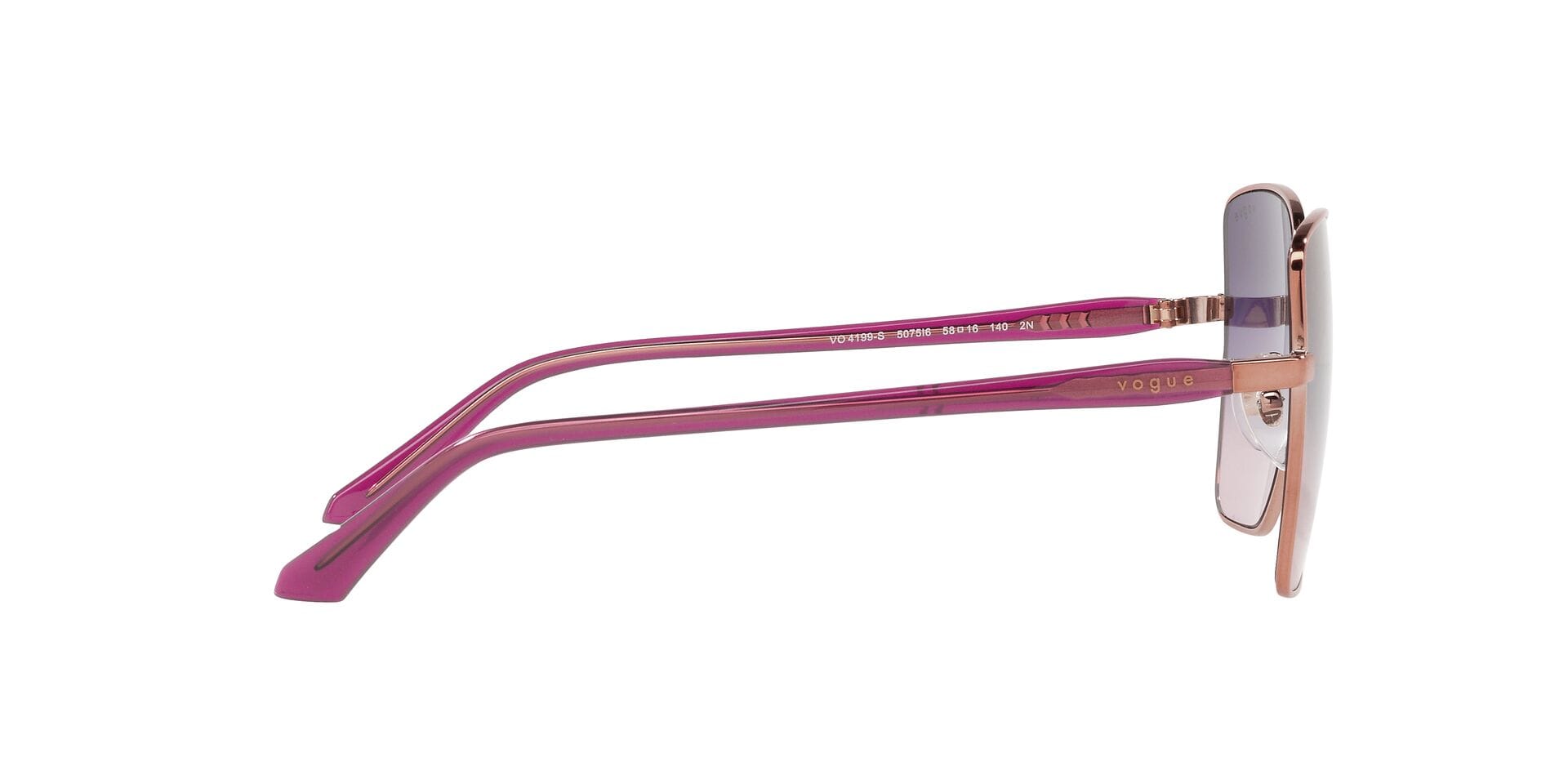 Vogue 0VO4199S Sunglass Pink Female Full Metal Sunglass — Pink frame — view 10