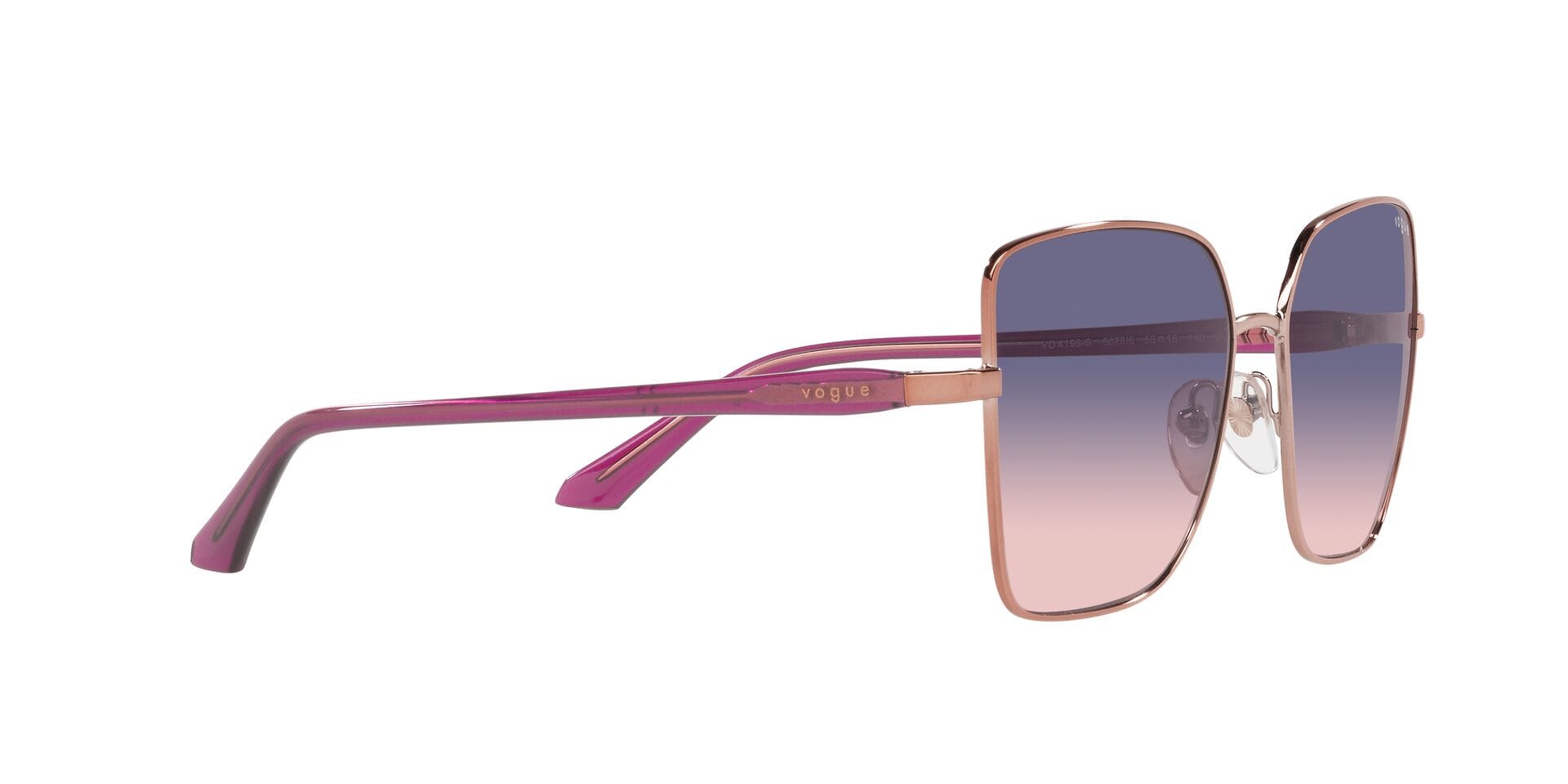 Vogue 0VO4199S Sunglass Pink Female Full Metal Sunglass — Pink frame — view 11