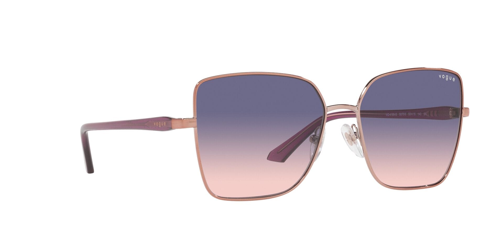 Vogue 0VO4199S Sunglass Pink Female Full Metal Sunglass — Pink frame — view 12