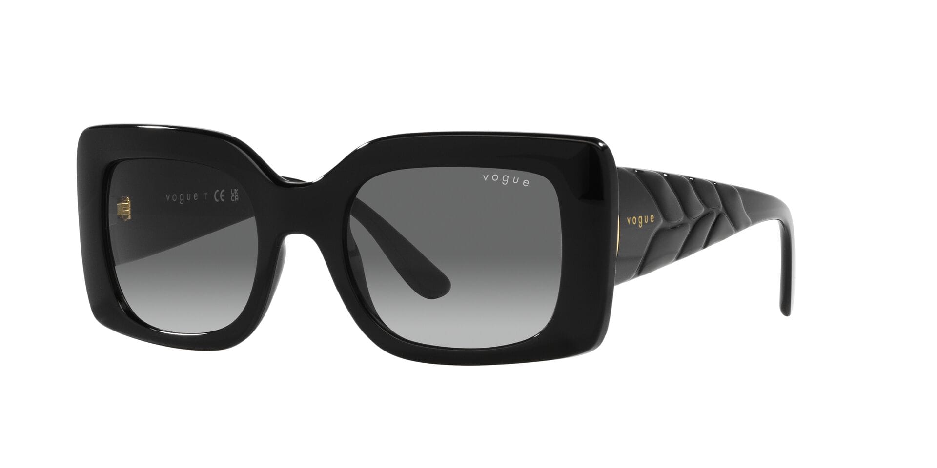 Rayban 0VO5481S Sunglass Black Female Full Shell Sunglass — Black frame — view 2