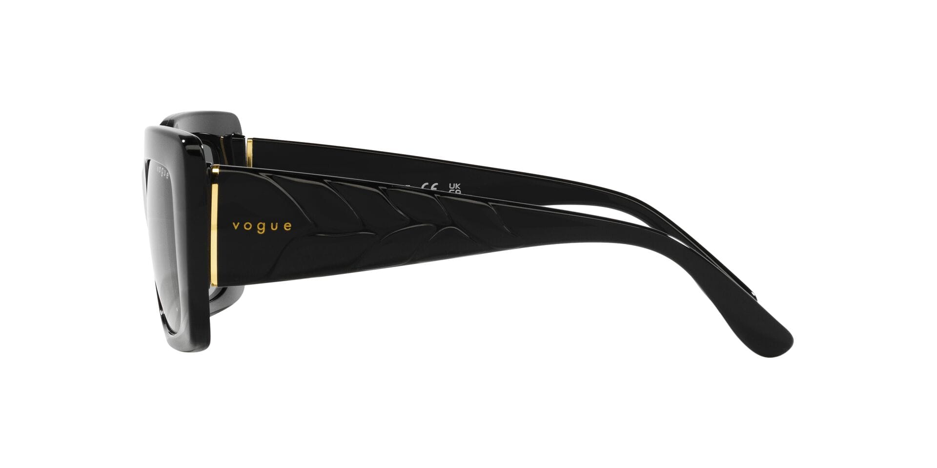 Rayban 0VO5481S Sunglass Black Female Full Shell Sunglass — Black frame — view 4