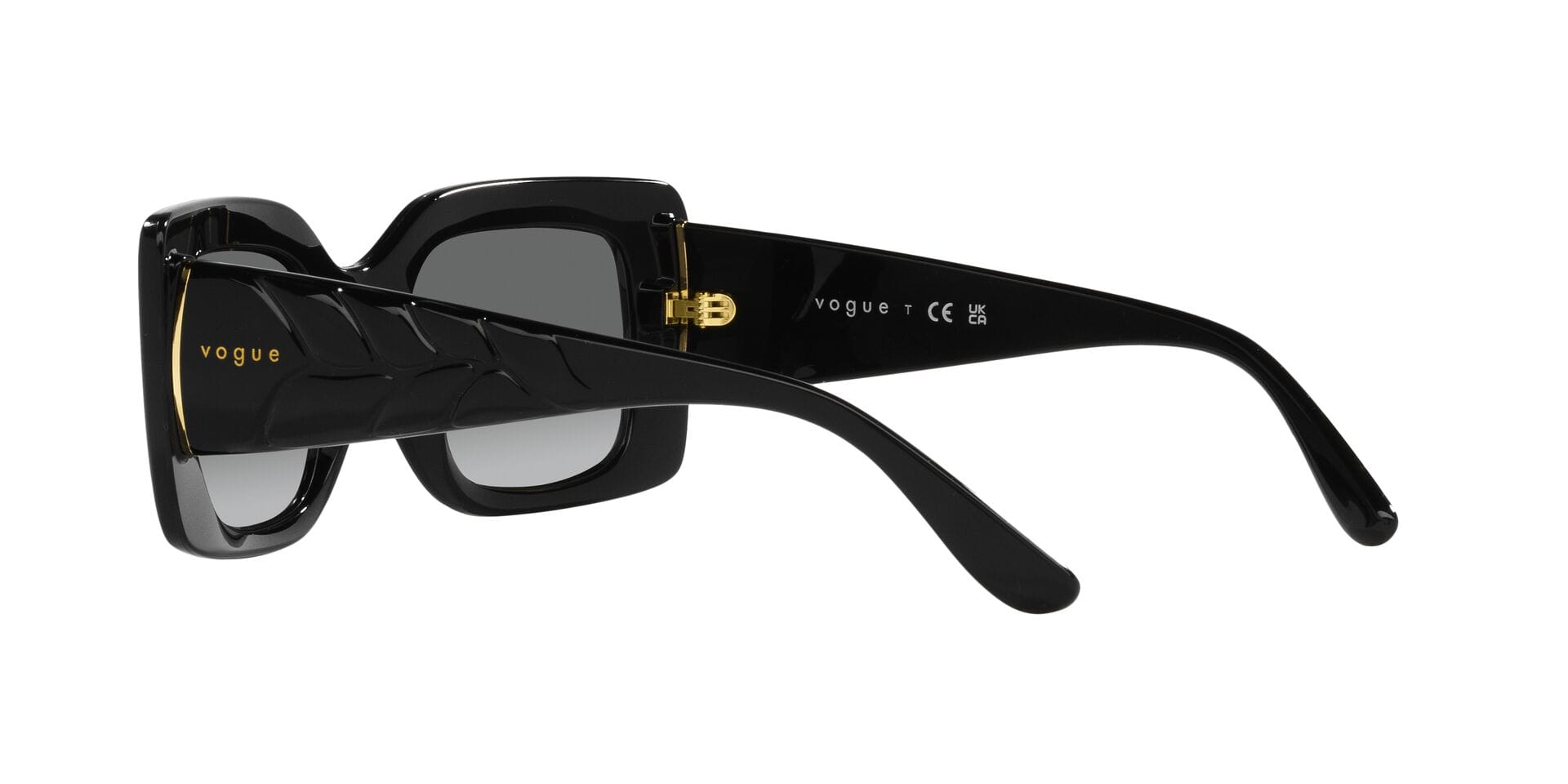 Rayban 0VO5481S Sunglass Black Female Full Shell Sunglass — Black frame — view 5