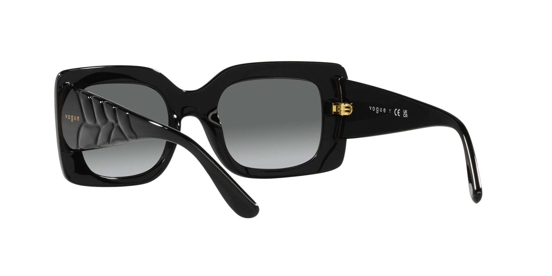 Rayban 0VO5481S Sunglass Black Female Full Shell Sunglass — Black frame — view 6