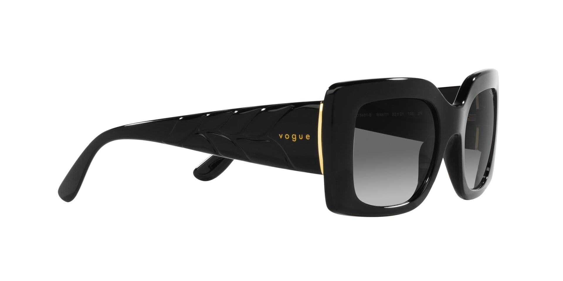 Rayban 0VO5481S Sunglass Black Female Full Shell Sunglass — Black frame — view 11
