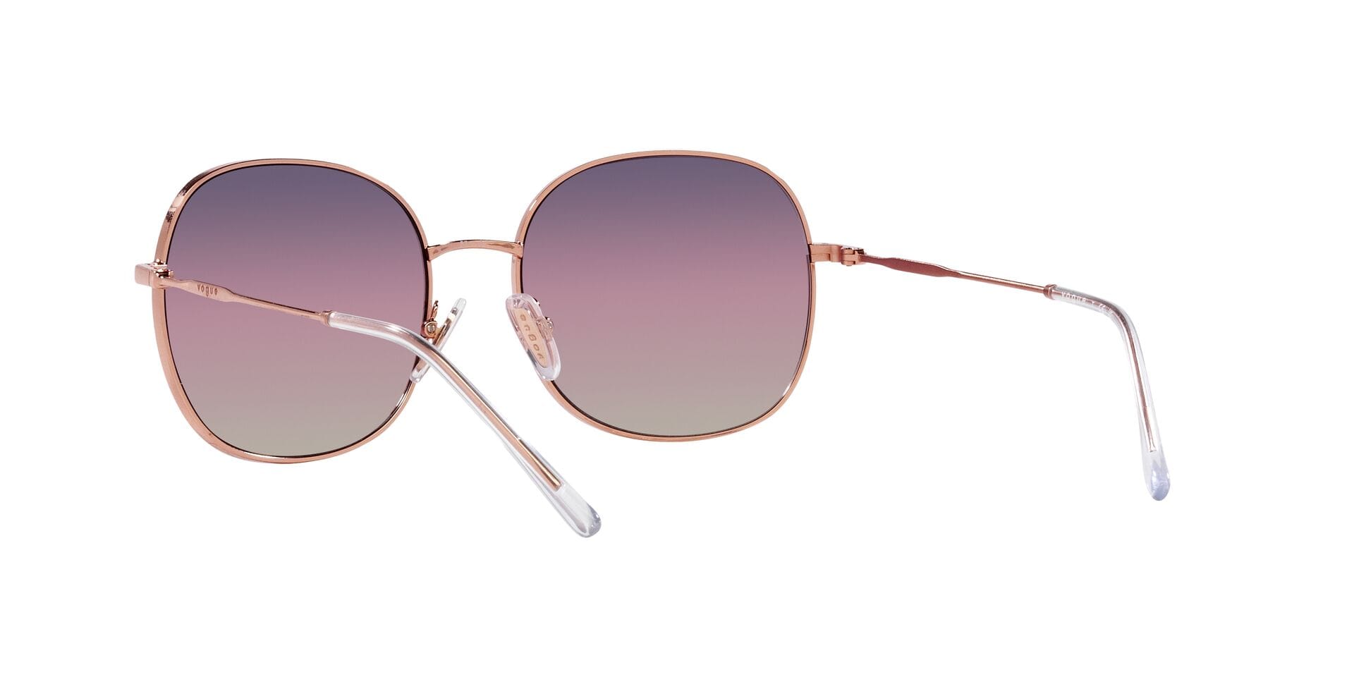 Vogue 0VO4272S Sunglass Rose Gold Female Full Metal Sunglass — Rose Gold frame — view 6