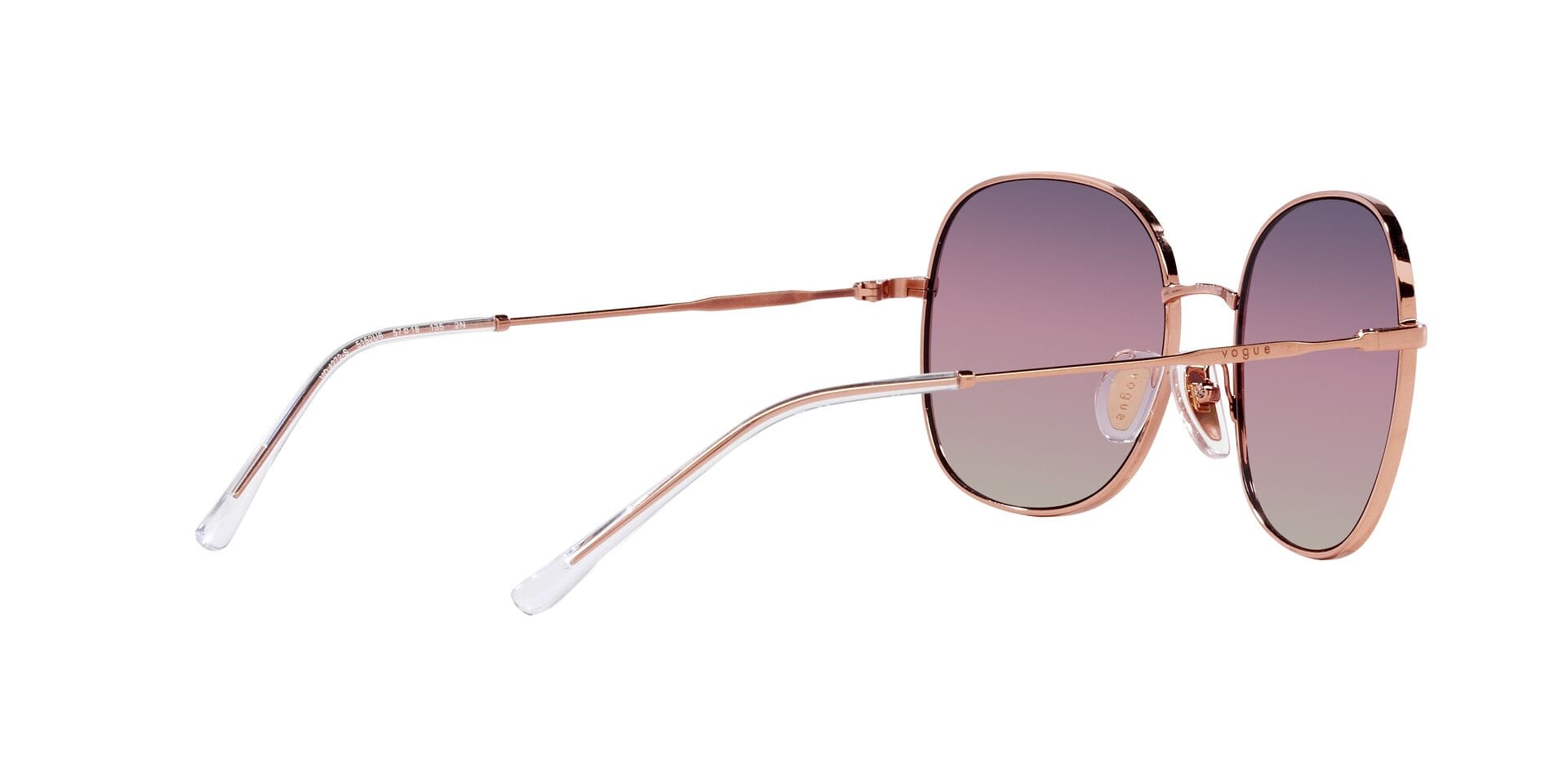 Vogue 0VO4272S Sunglass Rose Gold Female Full Metal Sunglass — Rose Gold frame — view 9