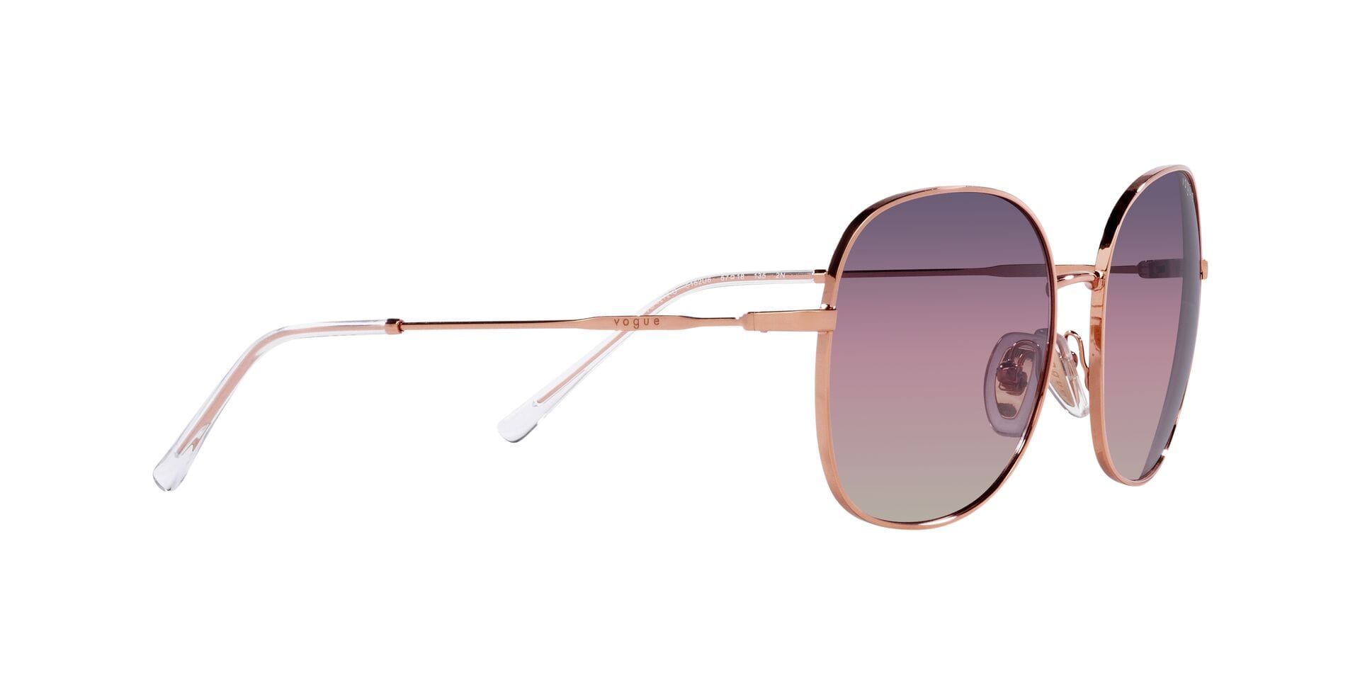 Vogue 0VO4272S Sunglass Rose Gold Female Full Metal Sunglass — Rose Gold frame — view 11