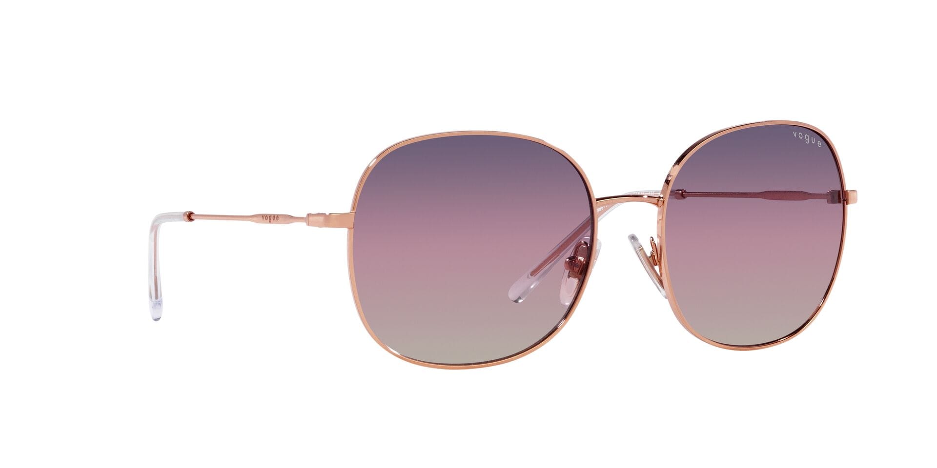 Vogue 0VO4272S Sunglass Rose Gold Female Full Metal Sunglass — Rose Gold frame — view 12