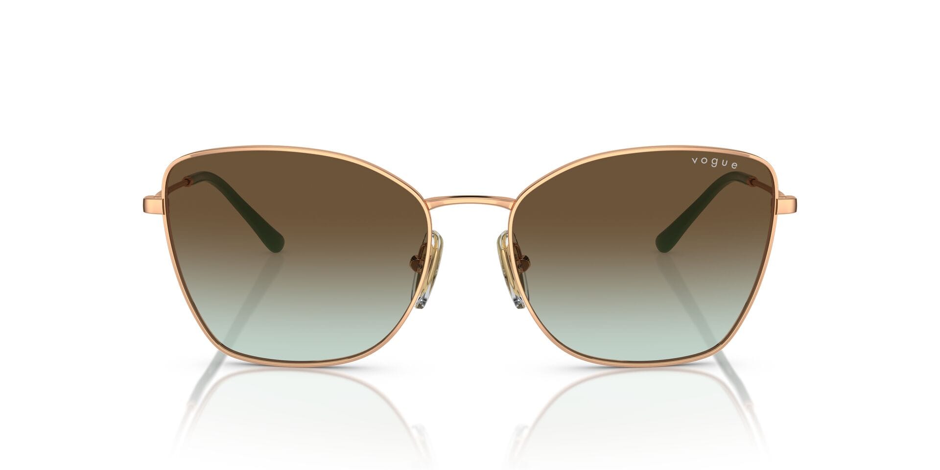 Vogue 0VO4279S Sunglass Rose Gold Female Full Metal Sunglass — Rose Gold frame — view 4