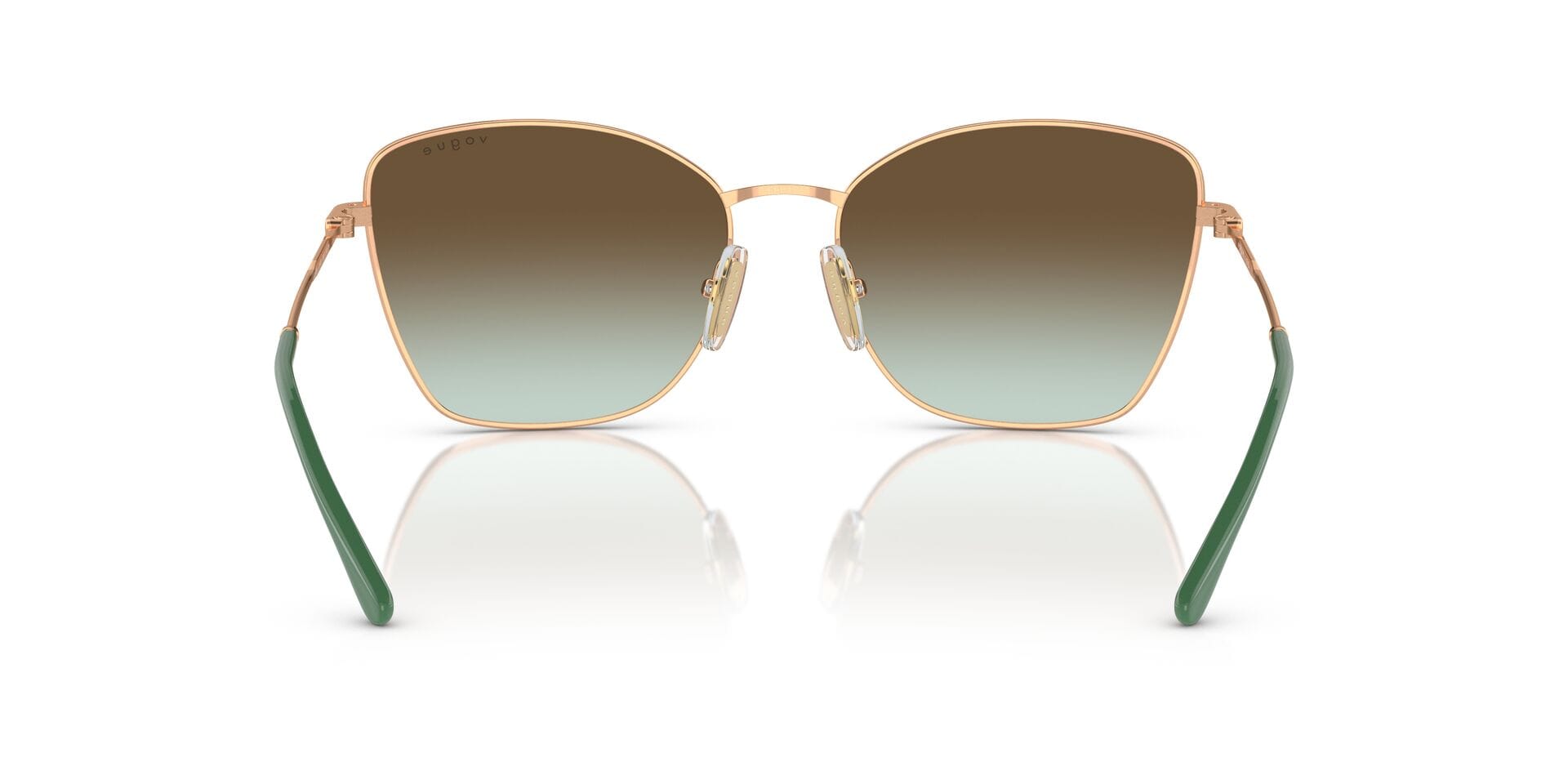 Vogue 0VO4279S Sunglass Rose Gold Female Full Metal Sunglass — Rose Gold frame — view 6