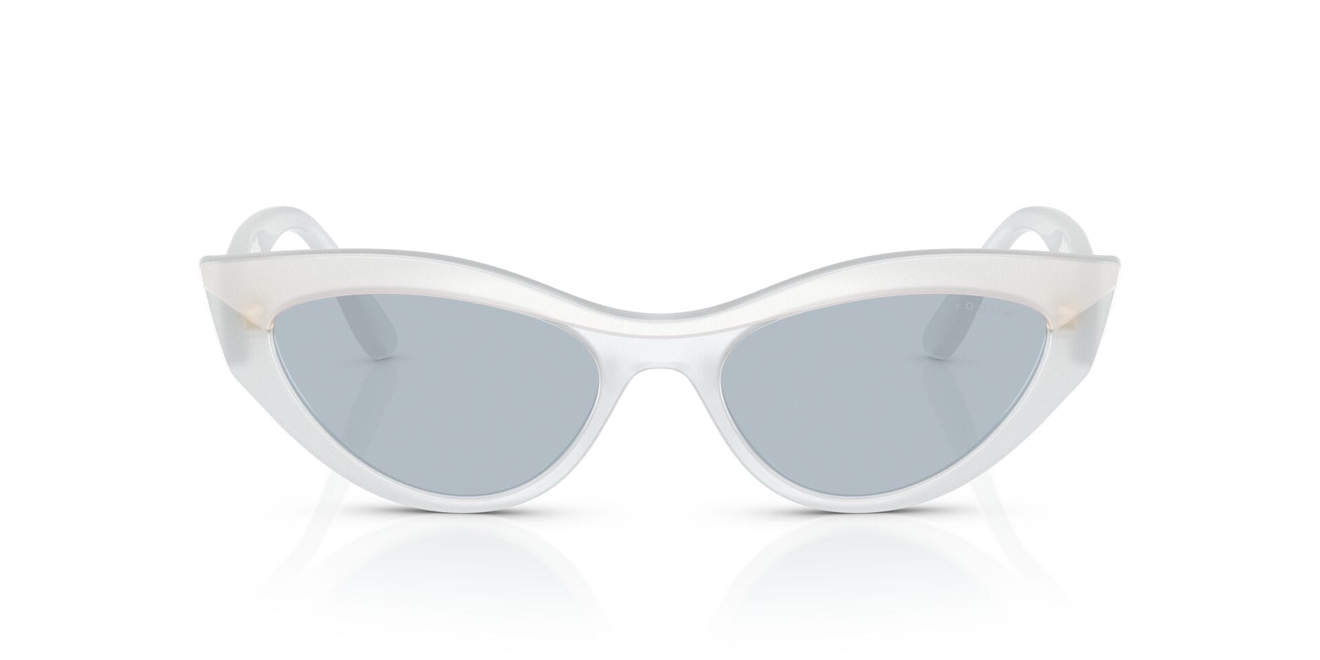 Vogue 0VO5637SU Sunglass White Female Full Shell Sunglass — White frame — view 4
