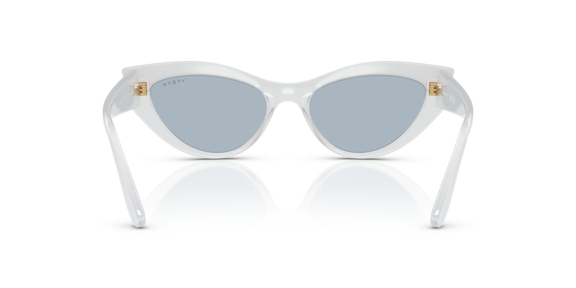 Vogue 0VO5637SU Sunglass White Female Full Shell Sunglass — White frame — view 6