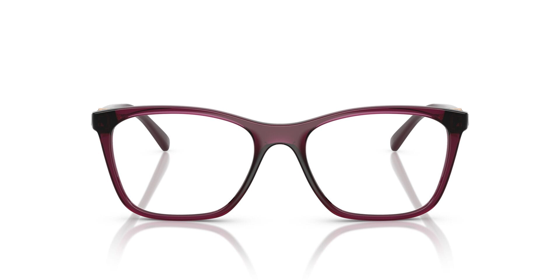 Vogue 0VO5632B Frame Transparent Red Female Full Shell Frame — Transparent Red frame — view 4