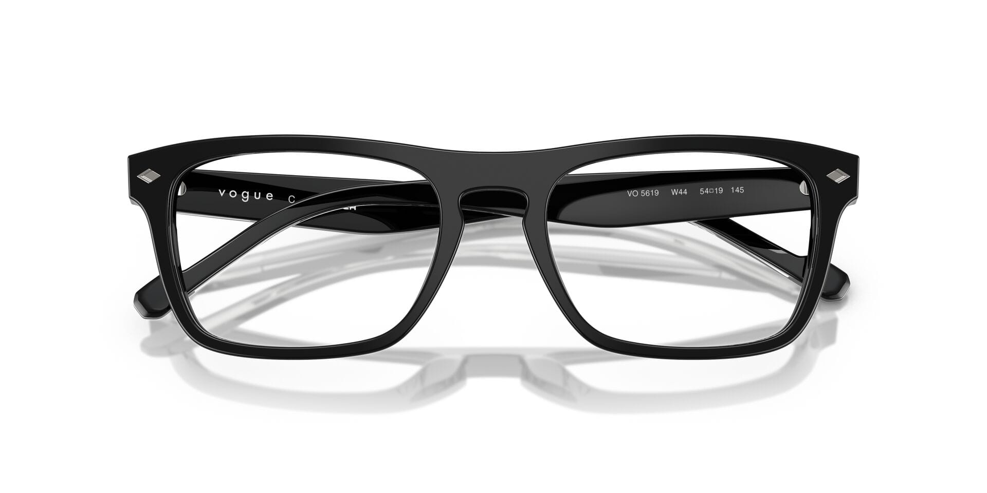 Vogue 0V5619 Frame Black Male Full Shell Frame — Black frame — view 7
