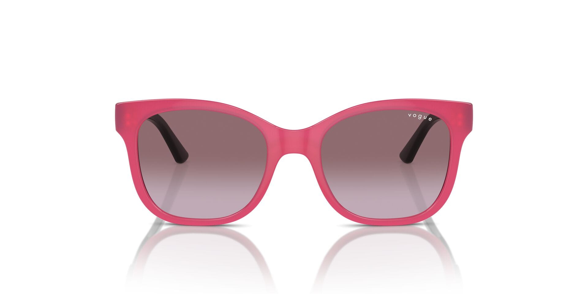 Vogue Junior 0VJ2023 Sunglass Pink Female Full Shell Sunglass — Pink frame — view 4