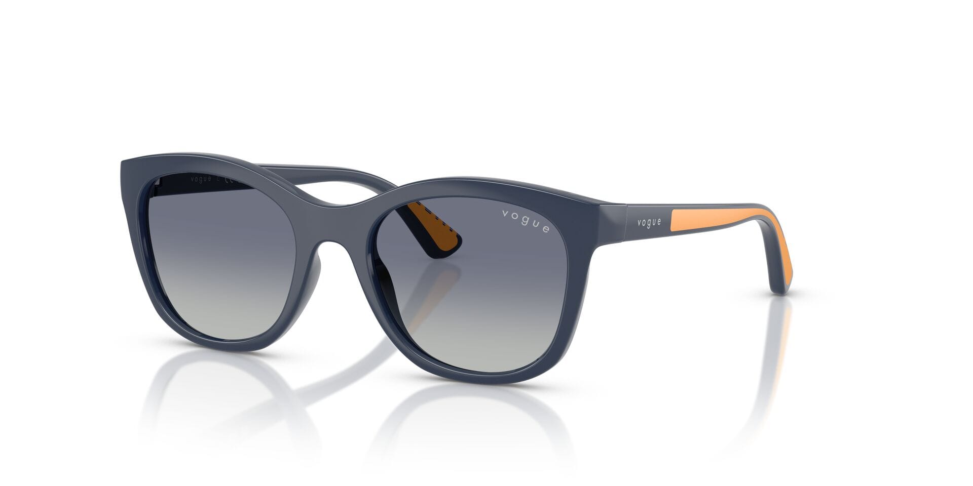 Vogue Junior 0VJ2023 Sunglass Blue Unisex Full Shell Sunglass — Blue frame — view 1