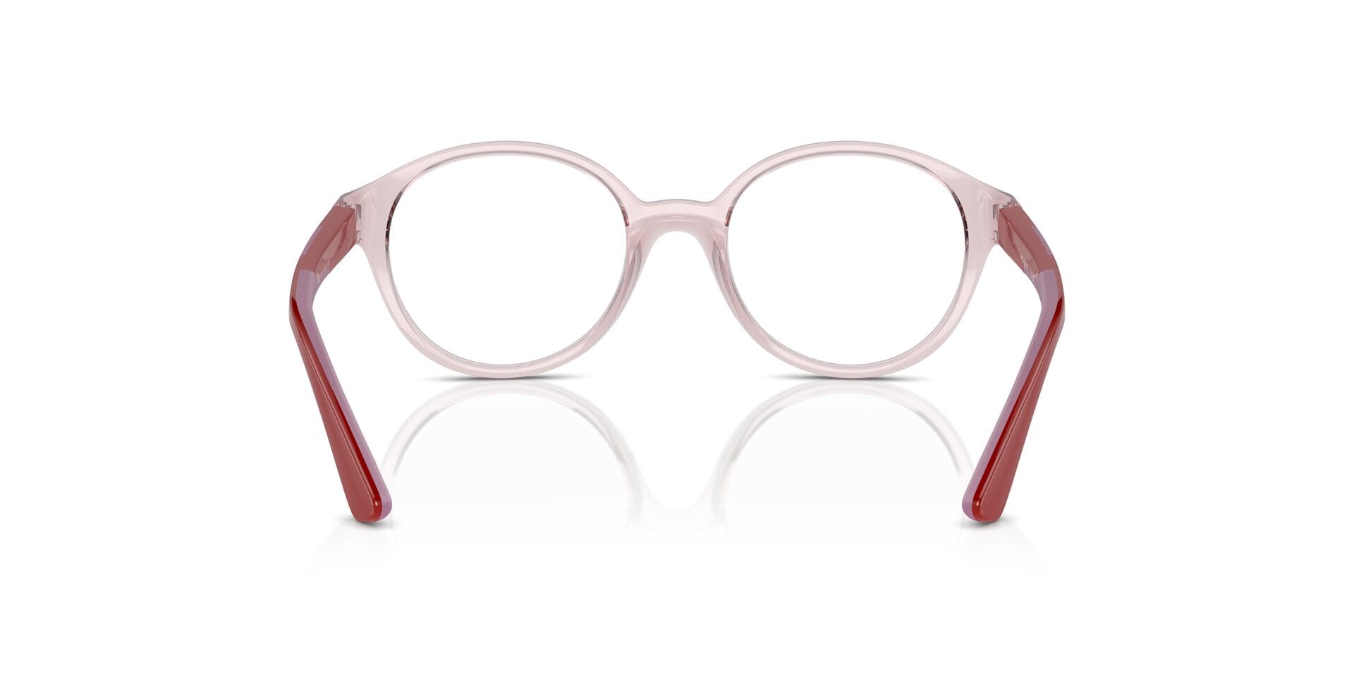 Vogue Junior 0VY2025 Frame Transparent Pink Unisex Full Shel Frame — Transparent Pink frame — view 2