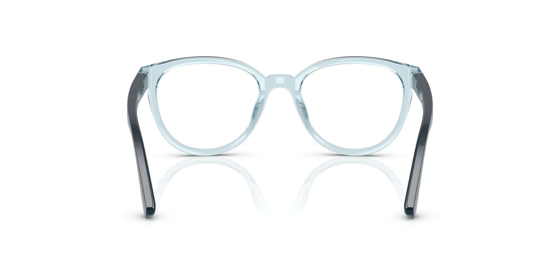 Vogue Junior 0VJ2029 Frame Transparent Blue Female Full Shel Frame — Transparent Blue frame — view 2