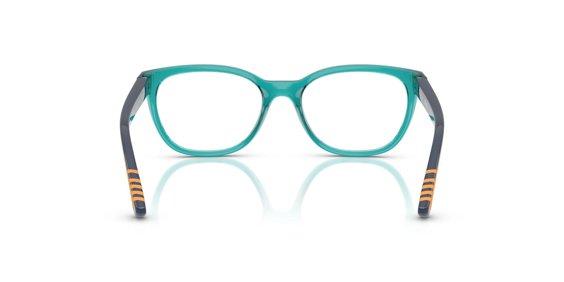 Vogue Junior 0VY2033 Frame Transparent Blue Female Full Shel Frame — Transparent Blue frame — view 2