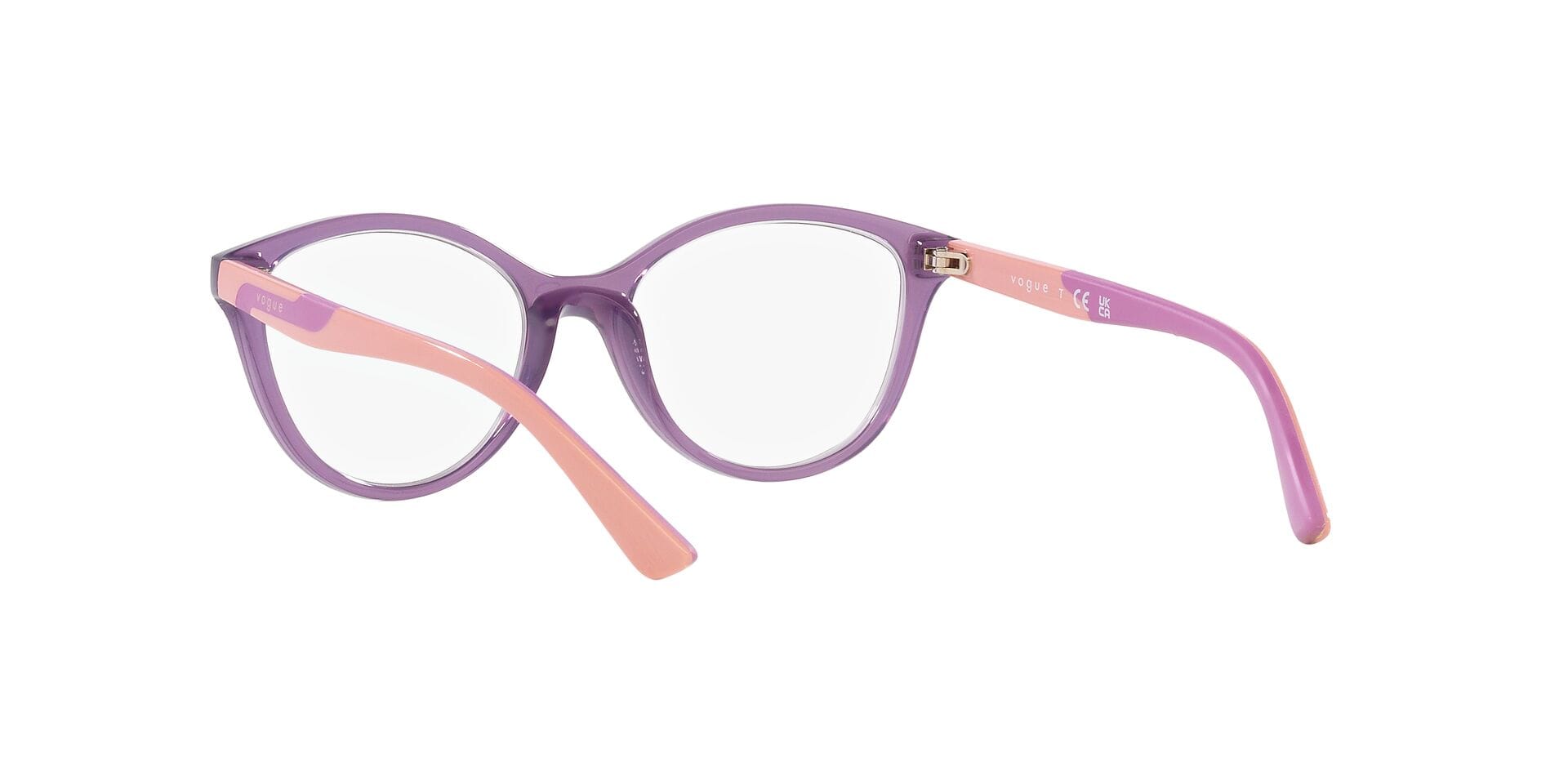 Vogue Junior 0VY2019 Frame Transparent Violet Female Full Sh Frame — Transparent Violet frame — view 6