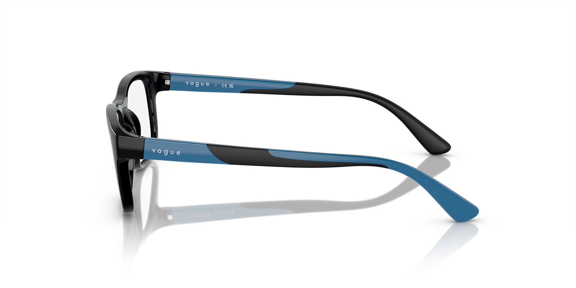 Vogue Junior 0VY2021 Frame Black Unisex Full Shell Frame — Black frame — view 5