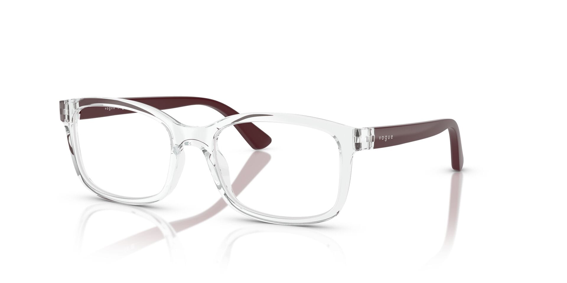 Vogue Junior 0VY2030 Frame Transparent Female Full Shell Frame — Transparent frame — view 1