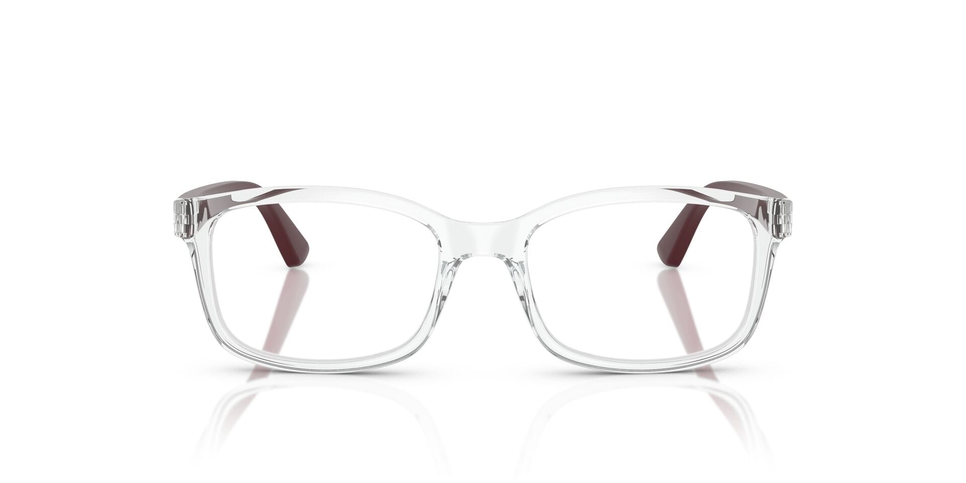 Vogue Junior 0VY2030 Frame Transparent Female Full Shell Frame — Transparent frame — view 4