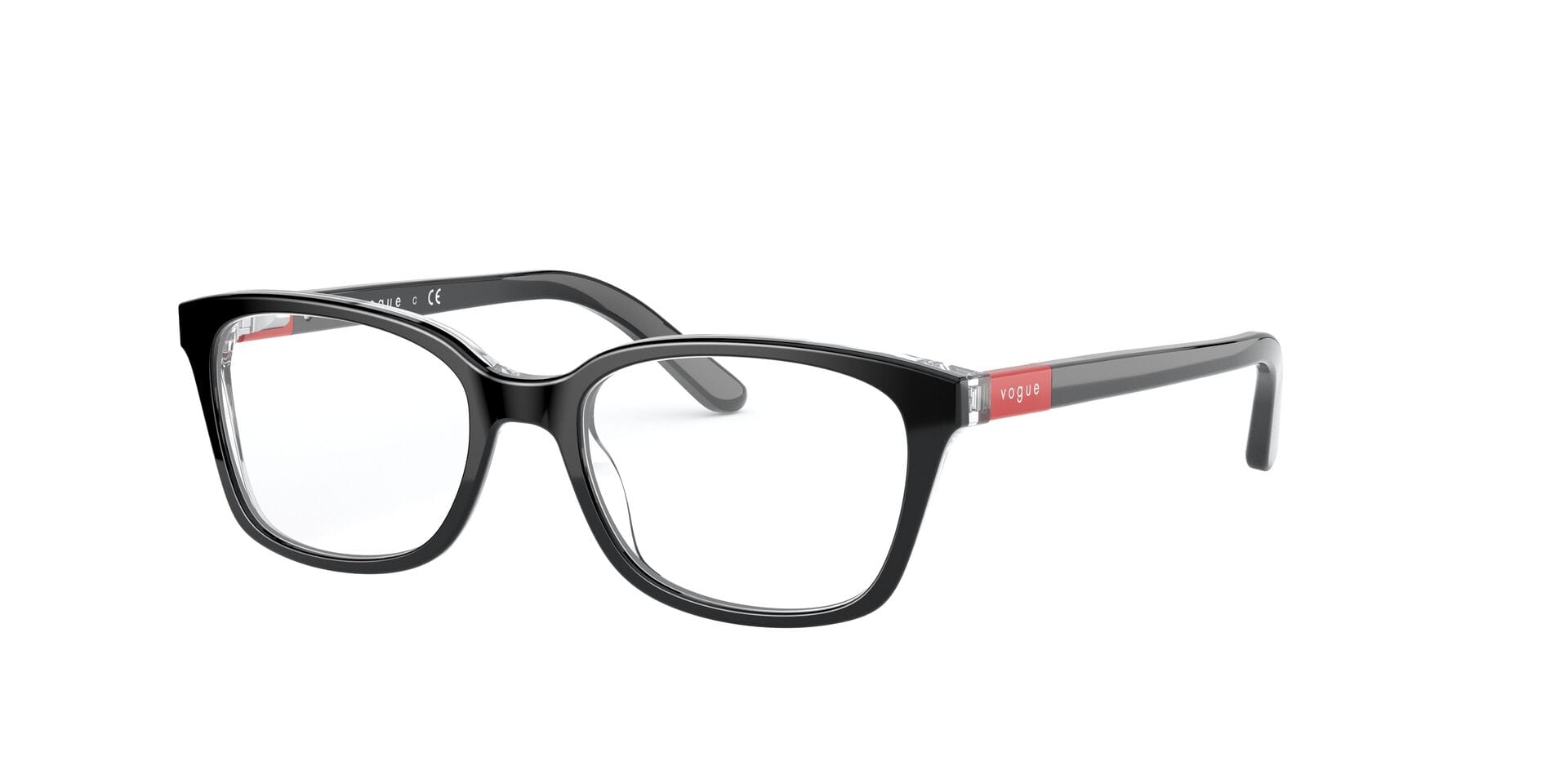 Vogue Junior 0VY2001 Frame Black Unisex Full Shell Frame — Black frame — view 1