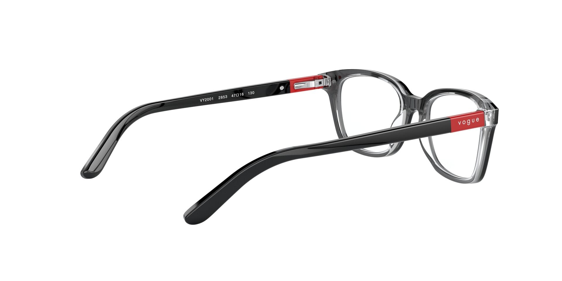 Vogue Junior 0VY2001 Frame Black Unisex Full Shell Frame — Black frame — view 9