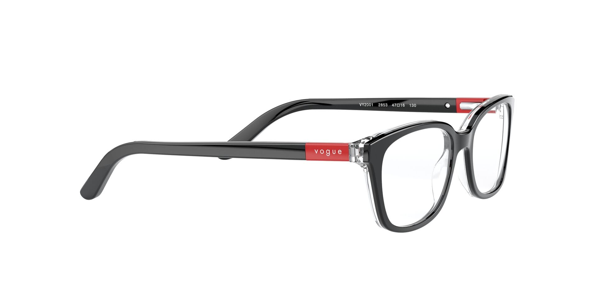 Vogue Junior 0VY2001 Frame Black Unisex Full Shell Frame — Black frame — view 11