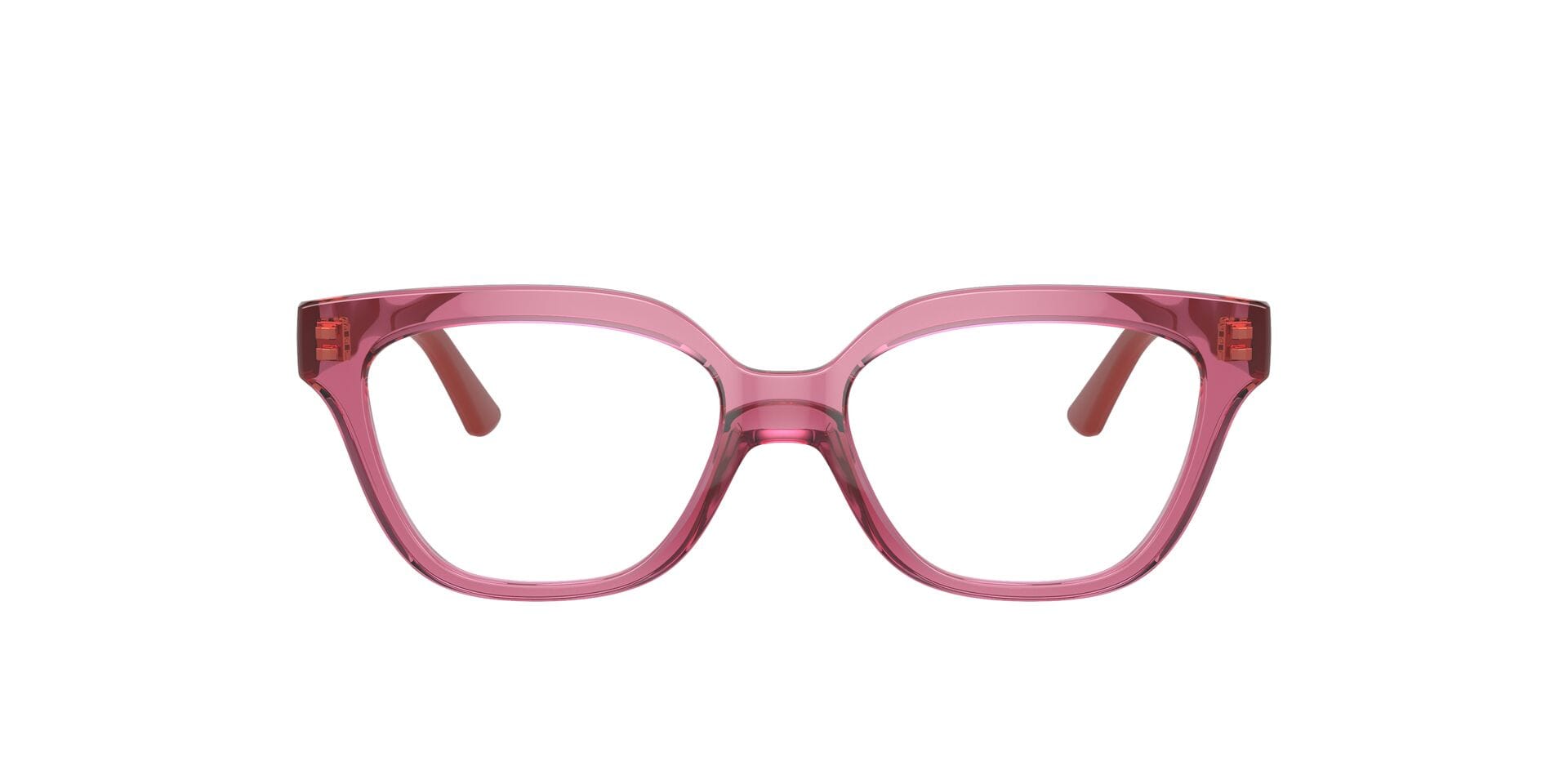Vogue Junior 0VY2023 Frame Transparent Pink Female Full Shel Frame — Transparent Pink frame — alternate view