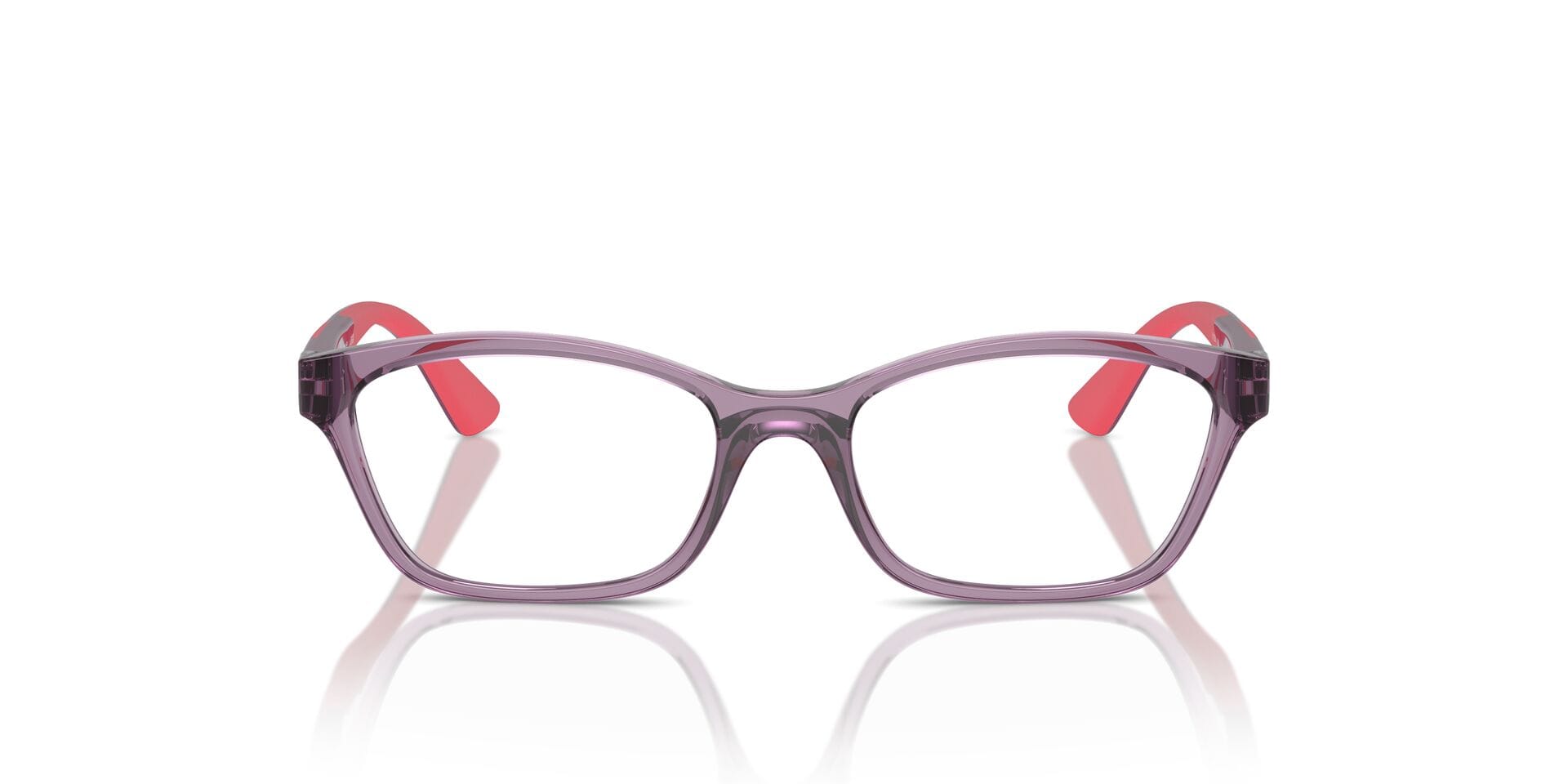 Vogue Junior 0VY2024 Frame Transparent Violet Female Full Sh Frame — Transparent Violet frame — view 4