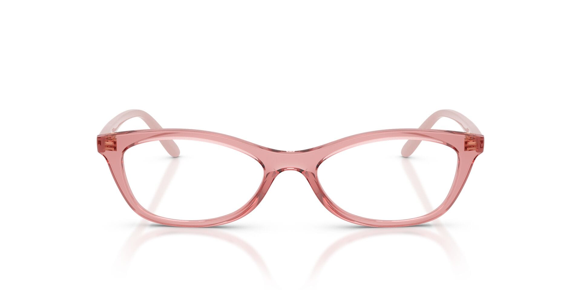 Vogue 0VO5668 Frame Transparent Pink Female Full - Frame — Transparent Pink frame — view 4