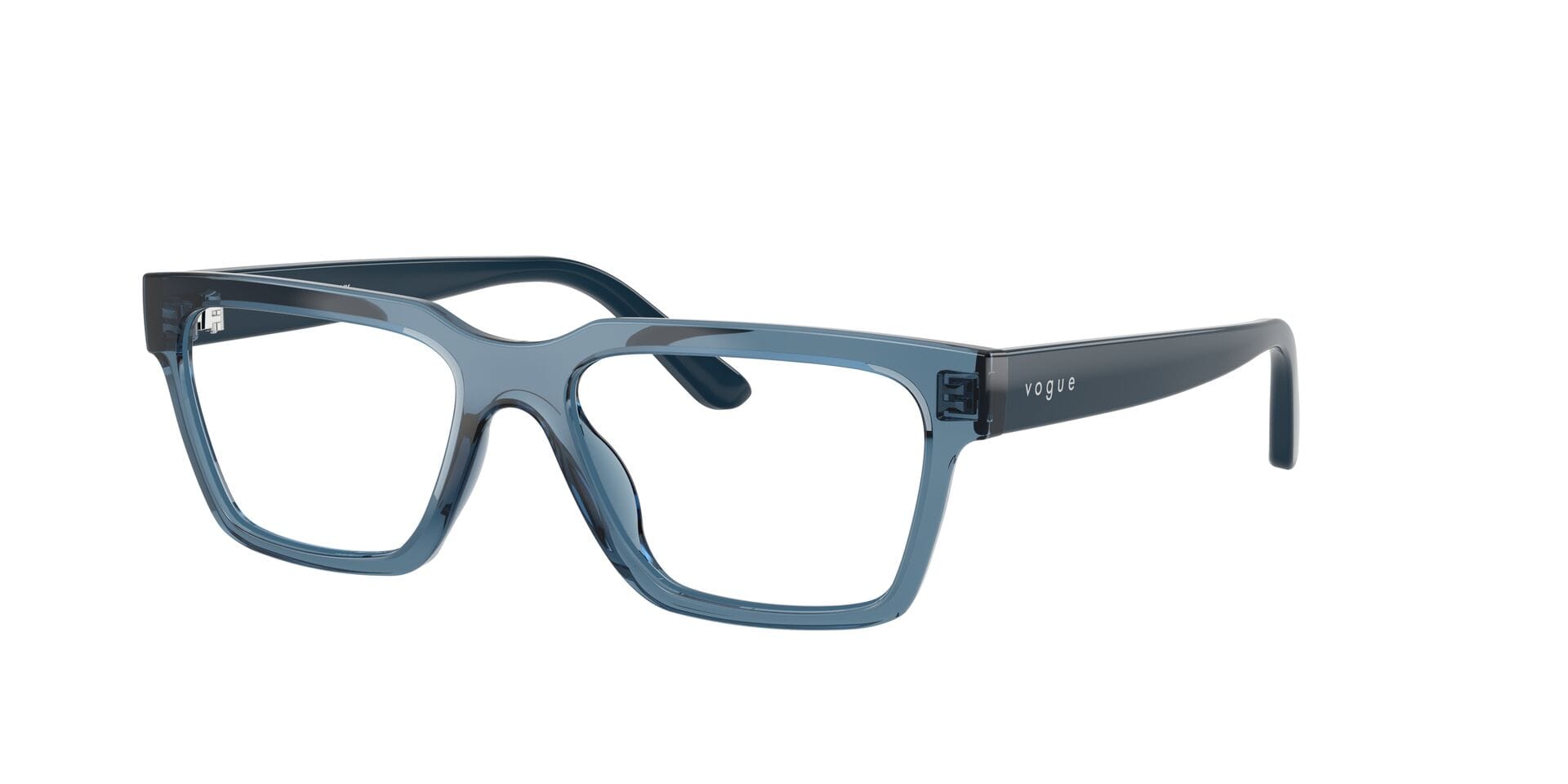 Vogue Junior 0VY2040 Frame Transparent Blue Unisex Full - Frame — Transparent Blue frame — view 3