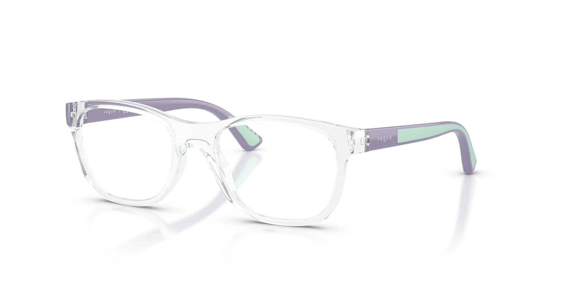 Vogue Junior 0VY2042 Frame Transparent Violet Male Full - Frame — Transparent Violet frame-1