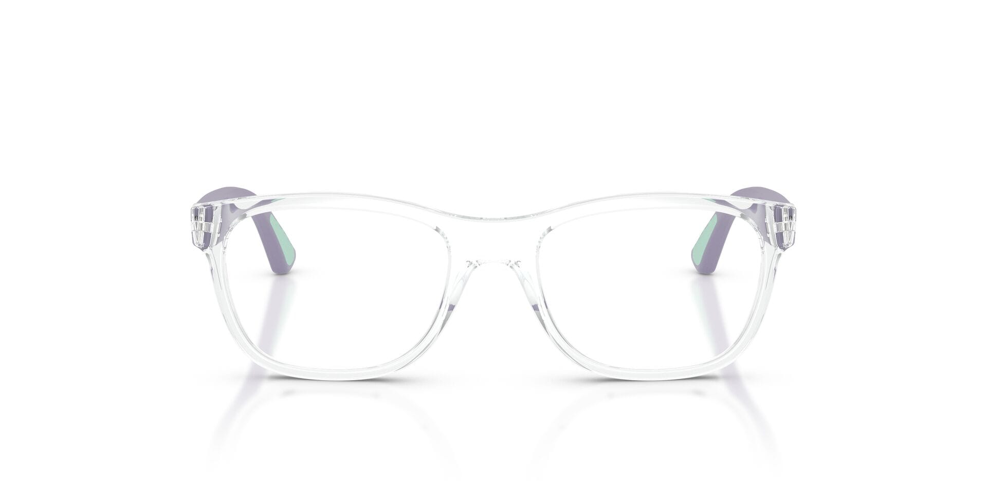 Vogue Junior 0VY2042 Frame Transparent Violet Male Full - Frame — Transparent Violet frame — view 4