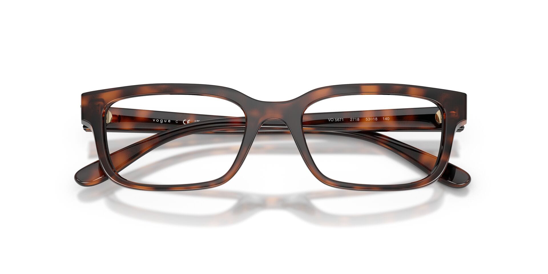 Vogue 0VO5671 Frame Brown Female Full - Frame — Brown frame — view 7