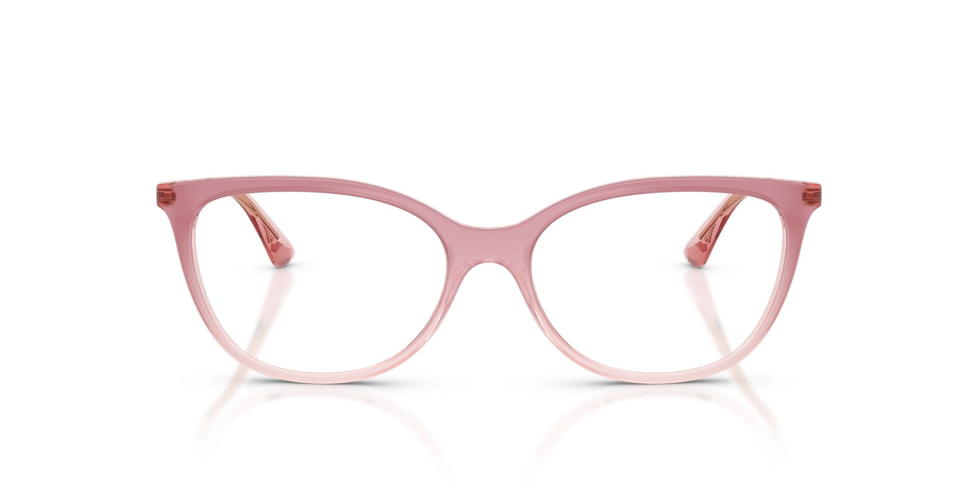 Vogue 0VO5673 Frame Transparent Pink Female Full - Frame — Transparent Pink frame — view 4