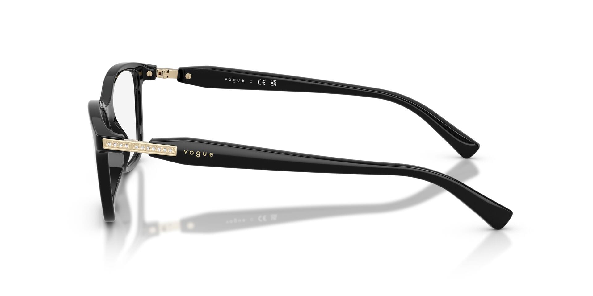 Vogue 0VO5680B Frame Black Female Full - Frame — Black frame — view 5