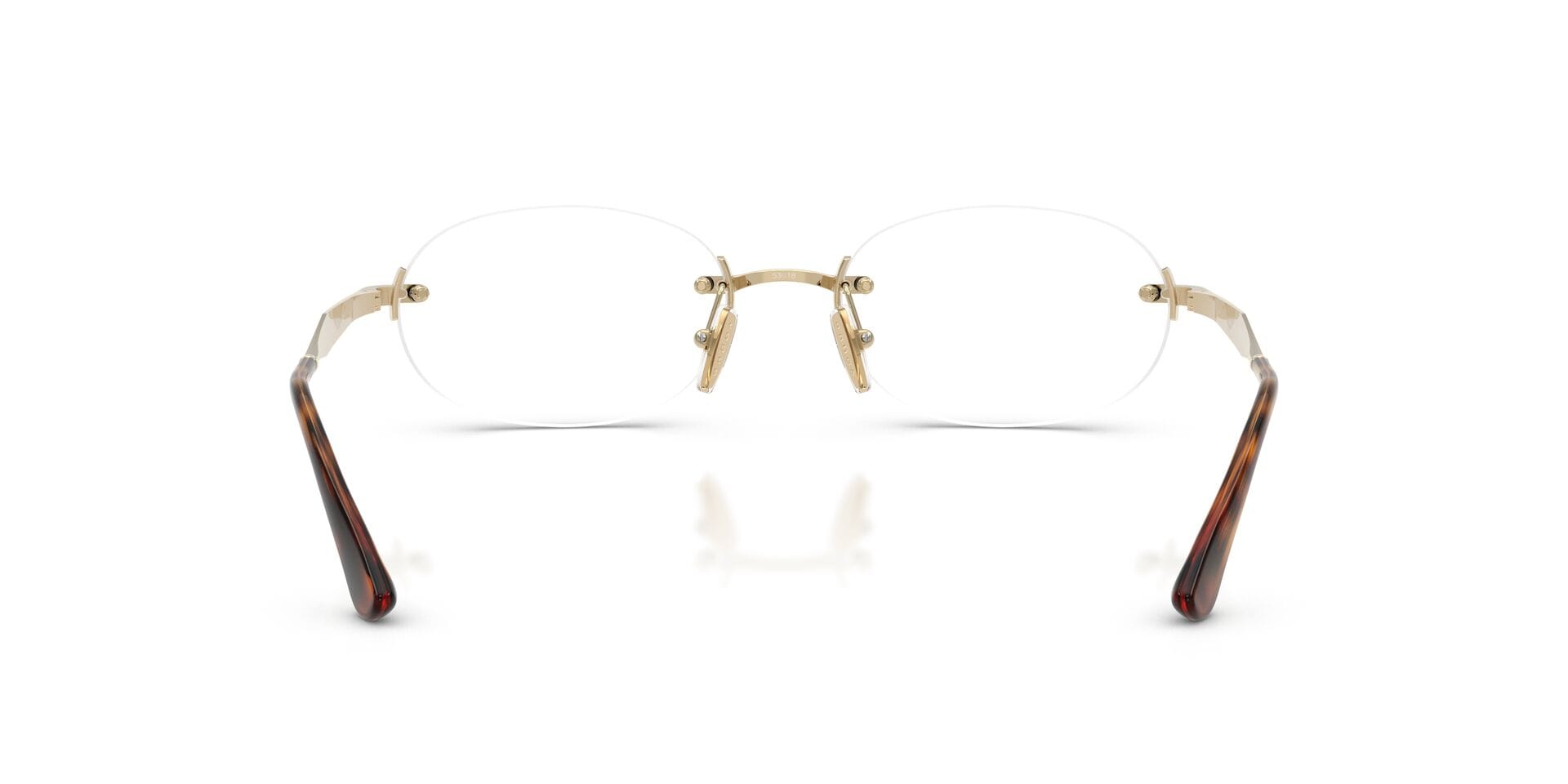 Vogue 0VO4343 Frame Gold Female RimLess Metal Frame — Gold frame — view 6