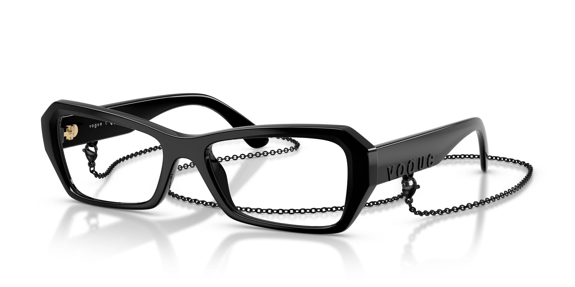 Vogue 0VO5656U Frame Black Female Full Shell Frame — Black frame — view 2