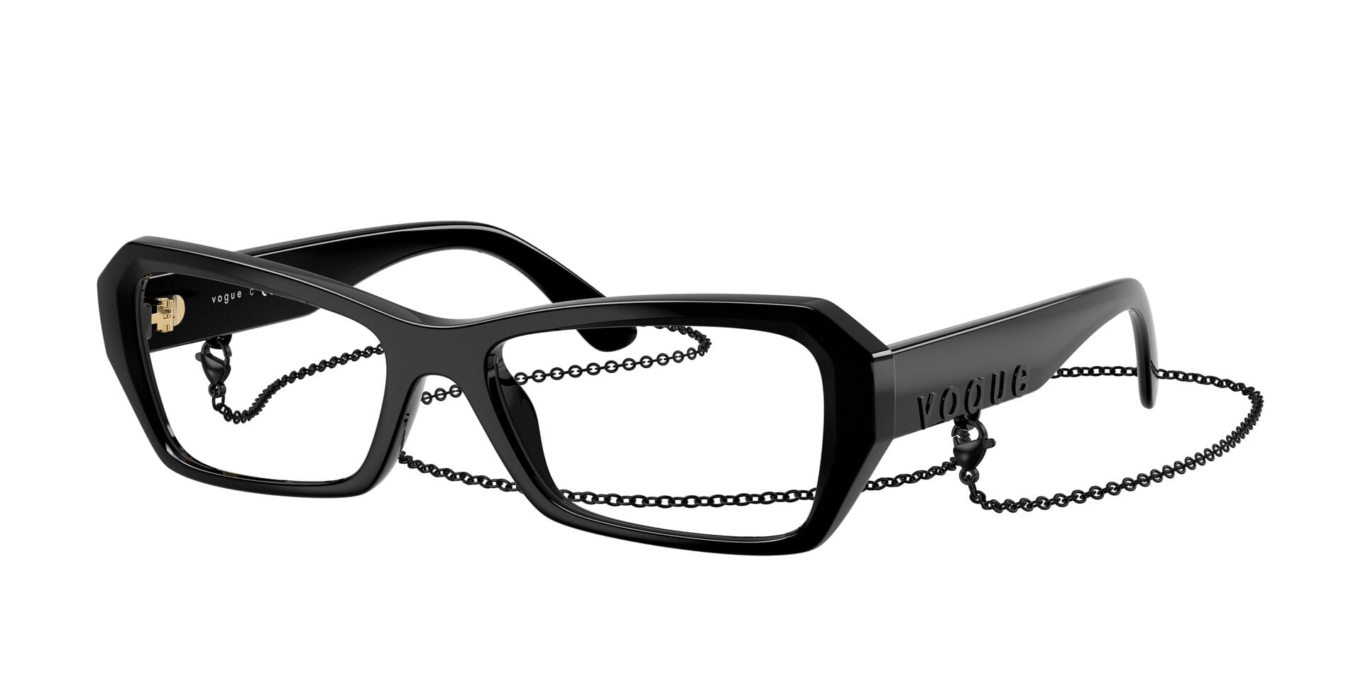 Vogue 0VO5656U Frame Black Female Full Shell Frame — Black frame — view 3