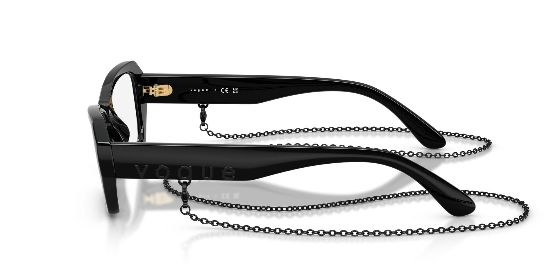 Vogue 0VO5656U Frame Black Female Full Shell Frame — Black frame — view 5