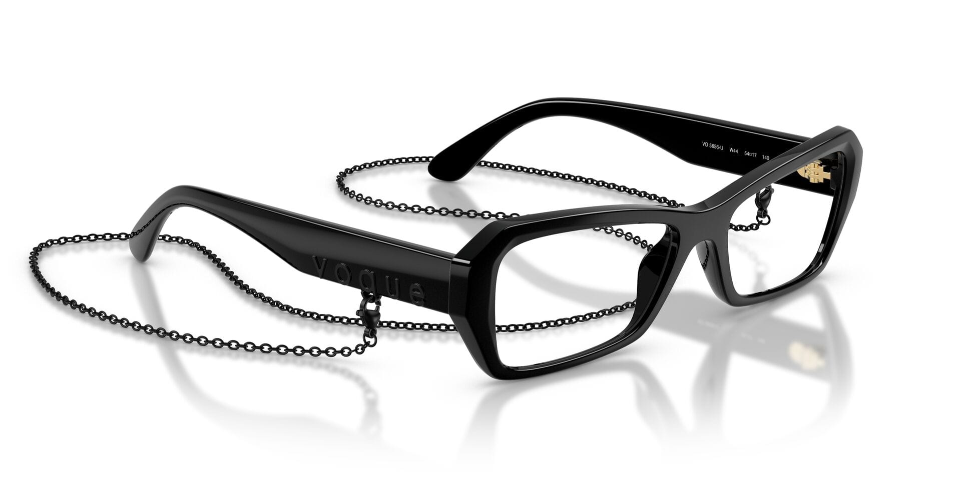 Vogue 0VO5656U Frame Black Female Full Shell Frame — Black frame — view 8