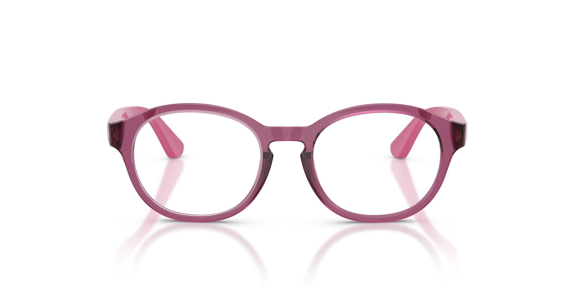 Vogue 0VY2041 Frame Transparent Violet Female Full Shell Frame — Transparent Violet frame — view 4