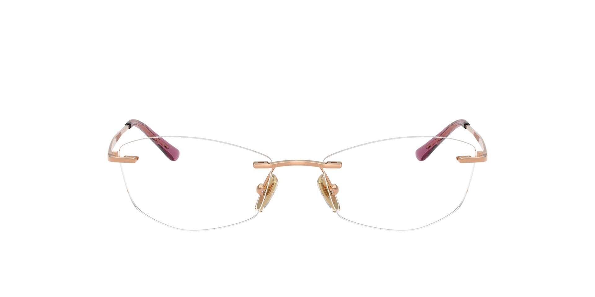 Vogue FR Vogue 0VO4361I Frame Rose Gold Female RimLess Metal — Rose Gold frame