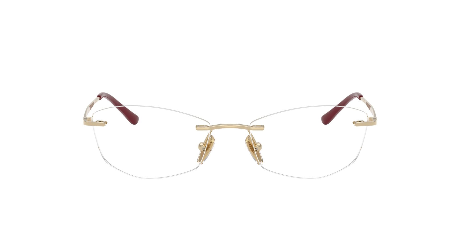 Vogue FR Vogue 0VO4361I Frame Gold Female RimLess Metal — Gold frame