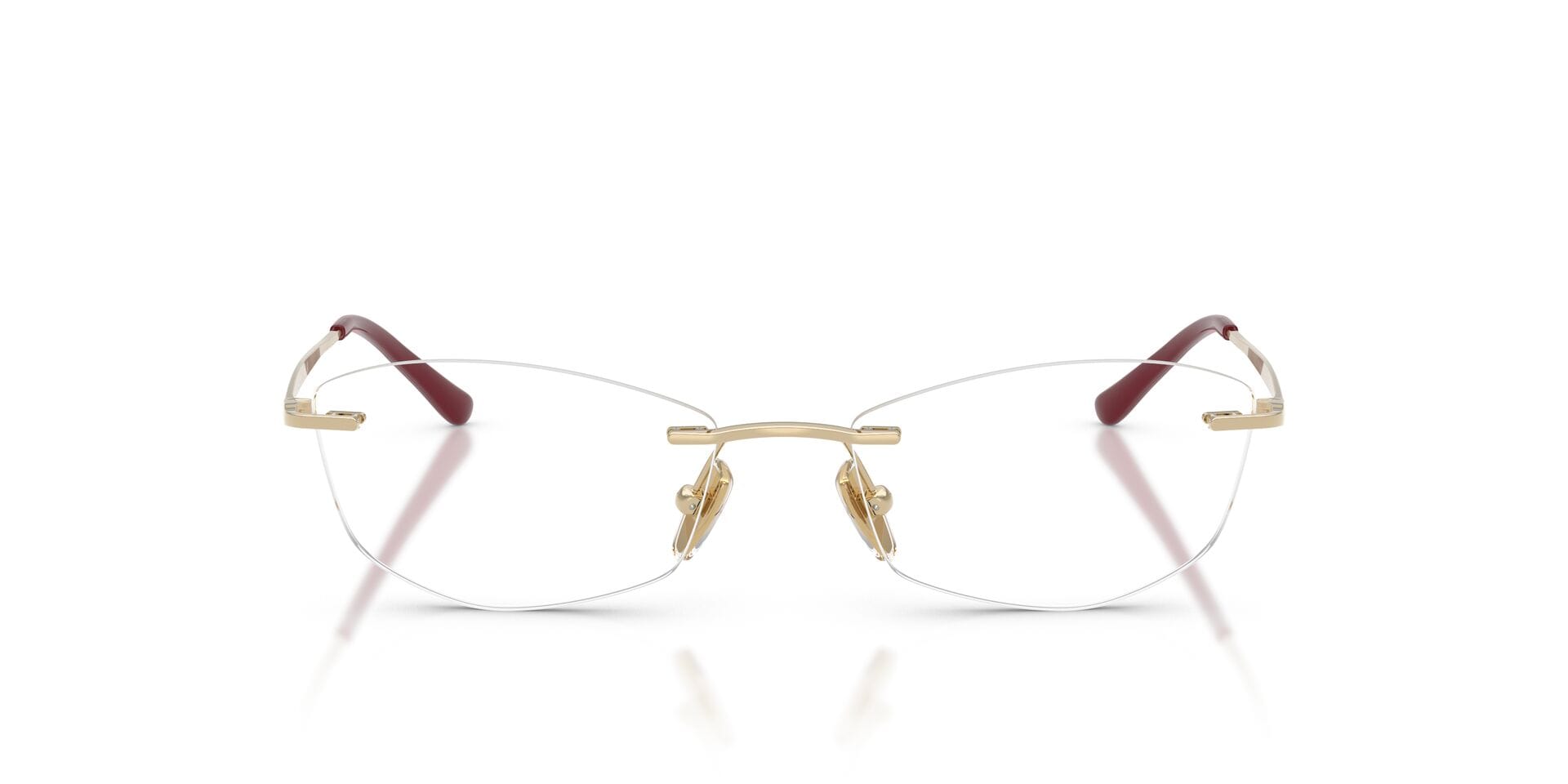 Vogue FR Vogue 0VO4361I Frame Gold Female RimLess Metal Frame — Gold frame — view 4